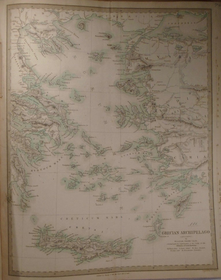 Item #33777 Map of Grecian Archipelago. William SMITH.
