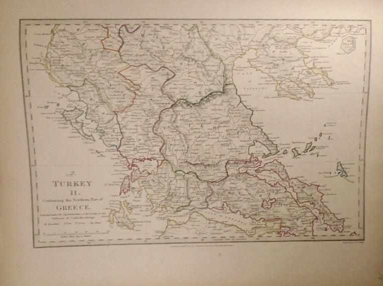 Item #33781 Map of Turkey and Northern Greece (Turkey II). Baldwin, Gradoc