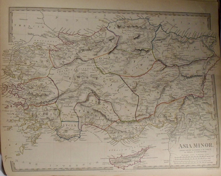 Item #33785 Map of Asia Minor. Baldwin, Gradoc