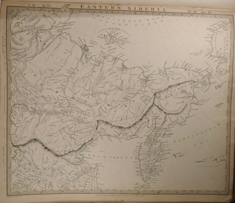 Item #33794 Map of Eastern Siberia. Baldwin, Gradoc.