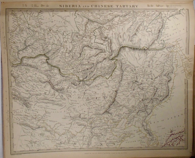 Item #33795 Map of Siberia and Chinese Tartary. Baldwin, Gradoc.