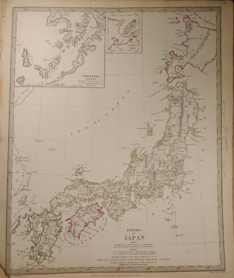 Item #33803 Map of the Japanese Empire. Baldwin, Gradoc