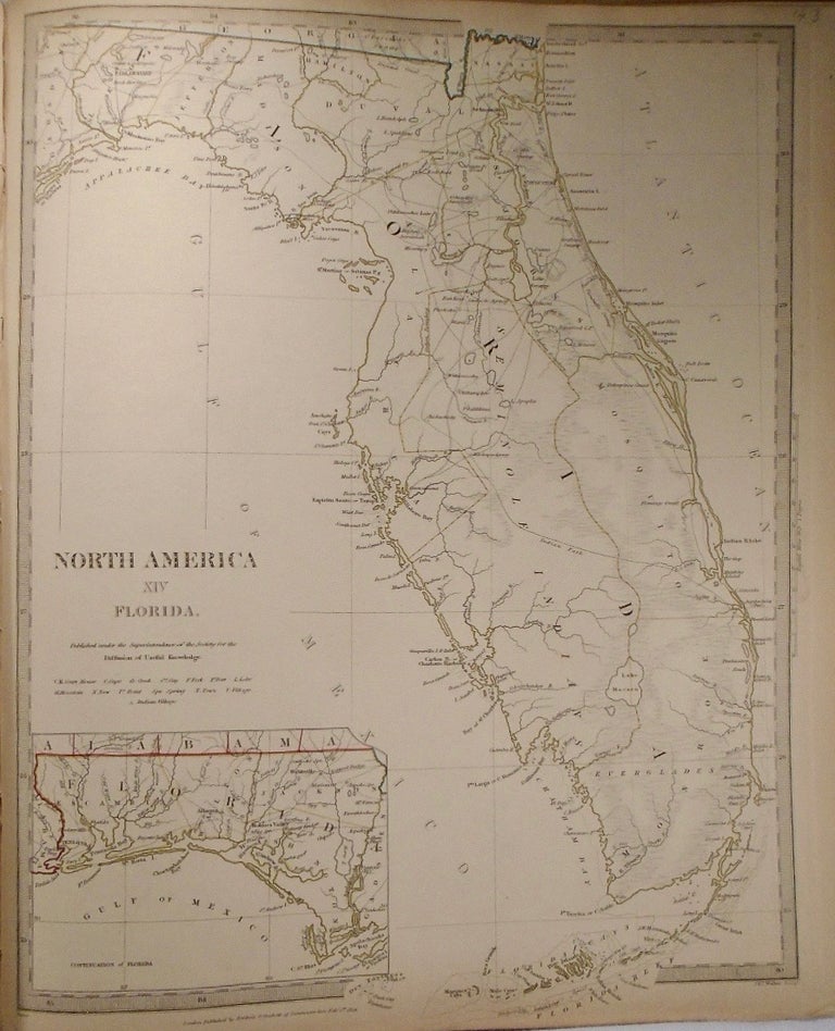 Item #33817 Map of Florida. Baldwin, Gradoc.