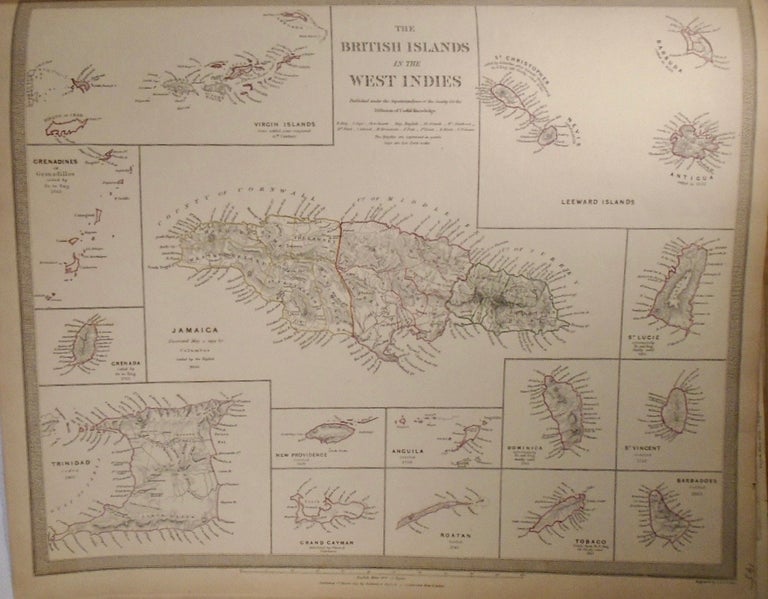 Item #33819 Maps of the British Islands in the West Indies. Baldwin, Gradoc