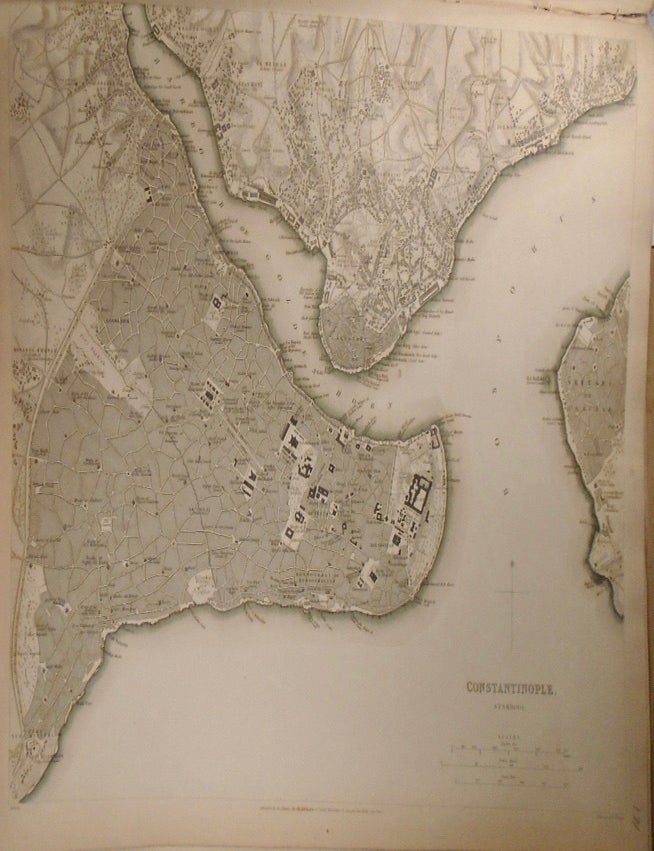 Item #33838 Map of Constantinople. Baldwin, Gradoc