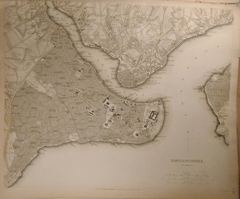 Item #33838 Map of Constantinople. Baldwin, Gradoc