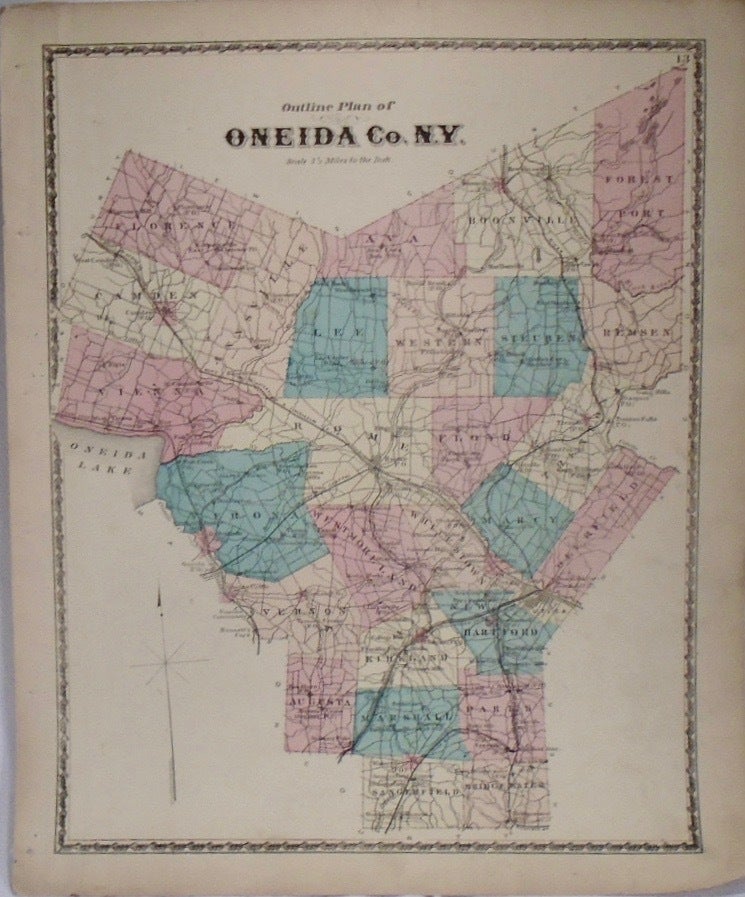 Oneida Map Oneida County