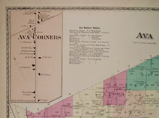 Map of Ava, New York
