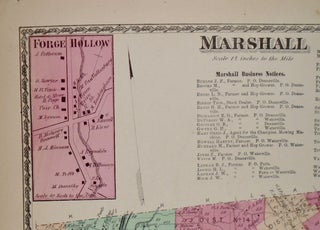 Map of Marshall, New York