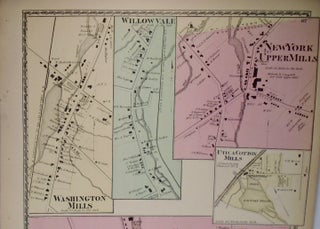 Map of Sauquoit and New York Upper Mills, New York