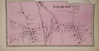 Map of Sauquoit and New York Upper Mills, New York