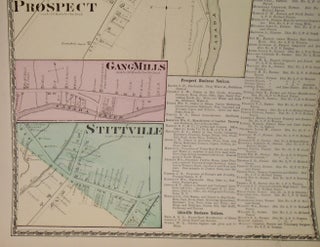 Map of Prospect, Gang Mills, and Stittville, New York