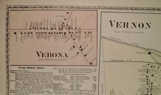 Map of Vernon and Verona, New York