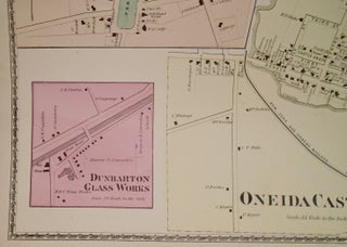 Map of Orveida Castle and Vernon Center, New York