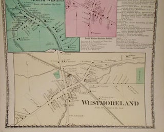 Map of Westernville and Westmoreland, New York