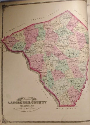 New Historical Atlas of Lancaster County, Pennsylvania. Illustrated.