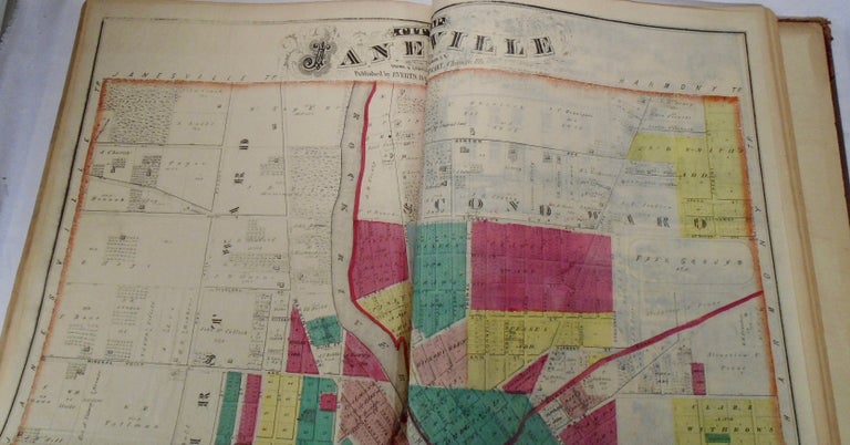 Item #33959 City Map of Janesville, Wisconsin. Frank KRAUSE.