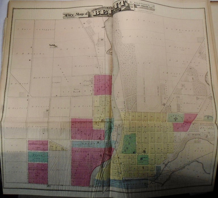 Item #33960 City Map of Deloit, Wisconsin. Frank KRAUSE.