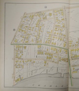 Map of Parts of Wards 1 and 4 in Cambridge, Massachusetts