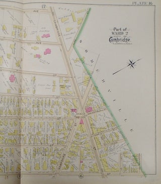 Map of Part of Ward 2 in Cambridge, Massachusetts