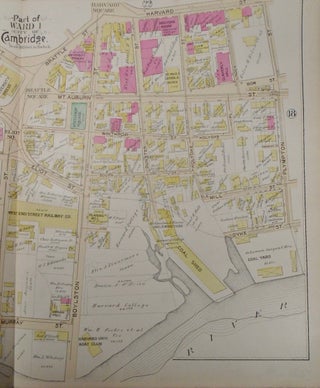 Map of Part of Ward 1 in Cambridge, Massachusetts