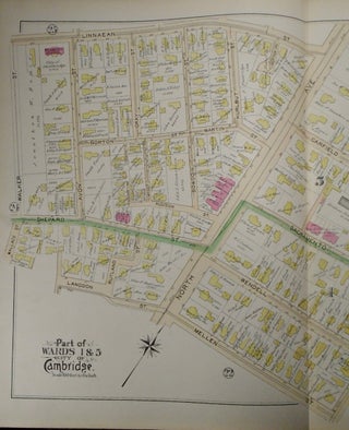 Map of Part of Wards 1 and 5 in Cambridge, Massachusetts