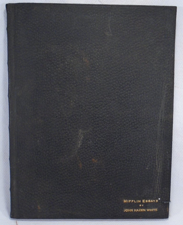 Item #34136 Mifflin Essays: Modern Poetry in America / Archibald Macleish also Victorian Genius....