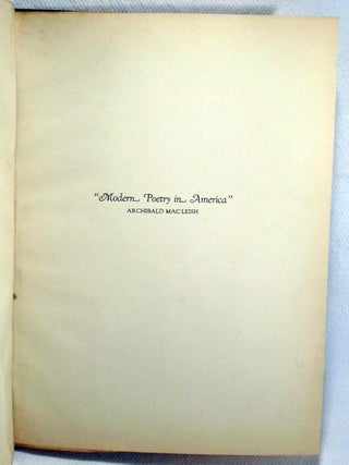Mifflin Essays: Modern Poetry in America / Archibald Macleish also Victorian Genius