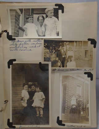 Jersey Girl's Account of Her Life - 1934 Manuscript and Photographs