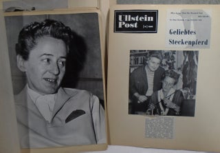 Irmgard Albrecht’s Photograph Album of German Film and Publishing Industry: Grethe Weiser, Hildegard Knef, Barbara Frey, Axel Springer