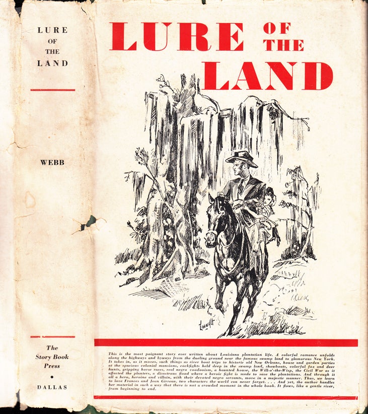 Item #34196 Lure of the Land [SIGNED AND INSCRIBED] [AFRICAN AMERICAN - VOODOO INTEREST]. Allena Joyce WEBB.