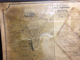 Map of the Towns of Dover, Somersworth, and Rollinsford, Strafford County, New Hampshire