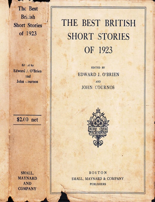 Item #34525 The Best British Short Stories of 1923. W. Somerset MAUGHAM, D. H. LAWRENCE, Thomas...