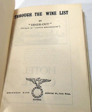 Through the Wine List [COCKTAIL RECIPES]