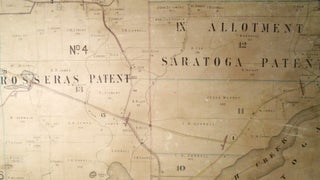 Map of the Town of Saratoga Springs, New York [WALL MAP]