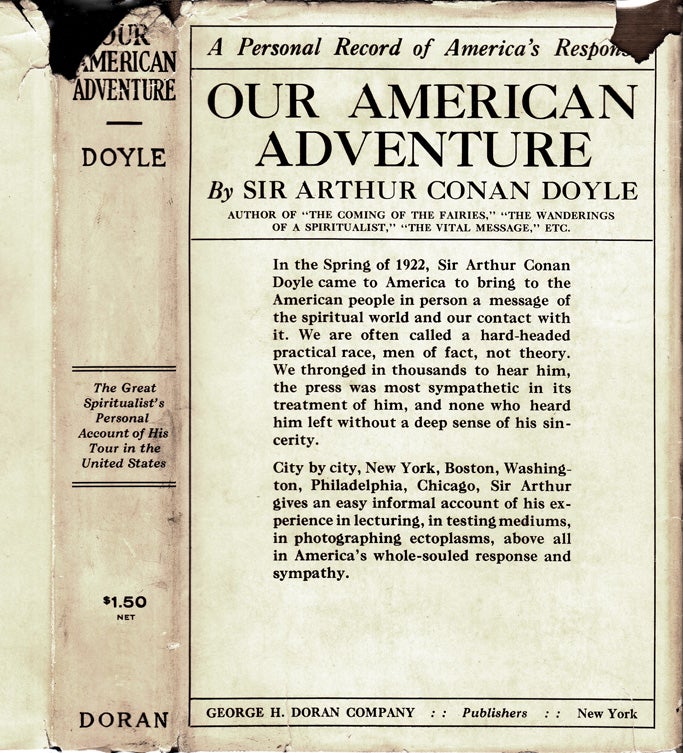 Item #34876 Our American Adventure. Arthur Conan DOYLE.