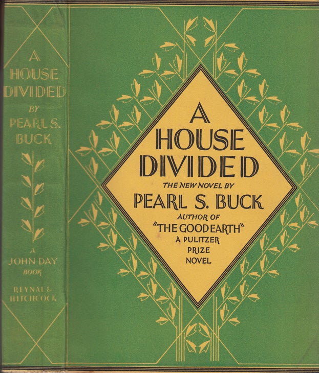 Item #34973 A House Divided. Pearl S. BUCK