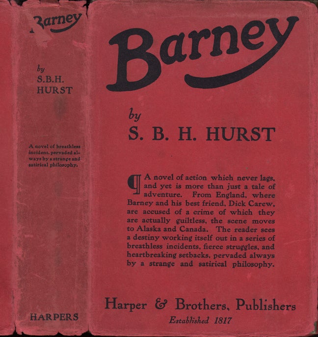 Item #35403 Barney. S. B. H. HURST, Samuel Bertram Haworth