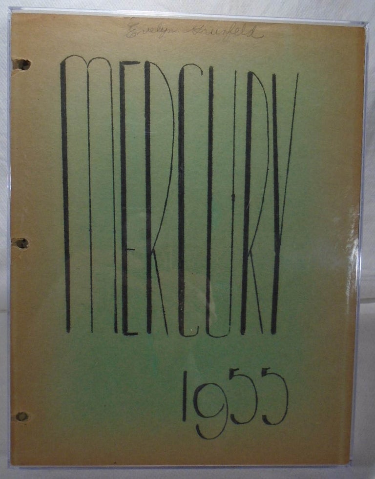 Item #35442 The Mercury: Camp Wingfoot For Jewish Girls Yearbook. Evelyn GRUNFELD