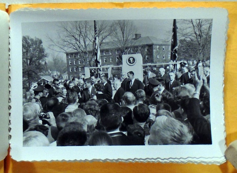 Item #35451 Original Photograph Snapshots of President John F. Kennedy at Amherst College, 1963. John F. KENNEDY.