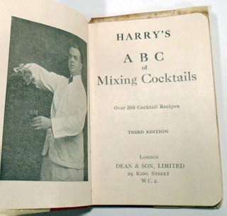Harry's A B C of Mixing Cocktails