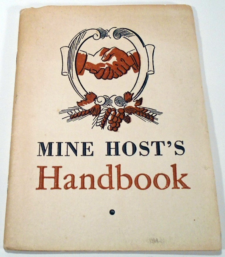 Item #35501 Mine Host's Handbook. ANONYMOUS