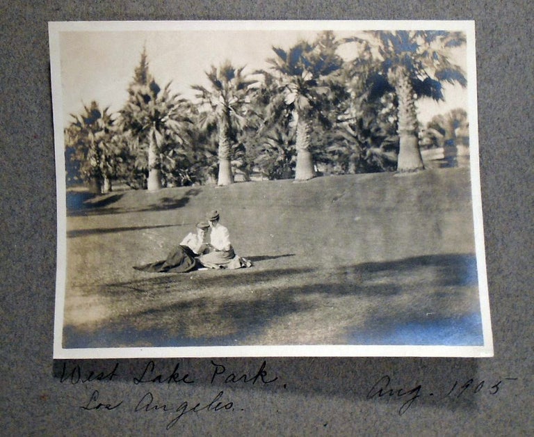 Item #35555 Cross Country American Photograph Album: Oak Bar, Castello, Yrkea, Los Angeles...