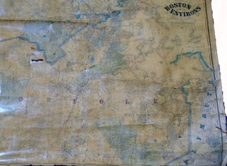 Map of the City of Boston and its Environs [Wall Map]