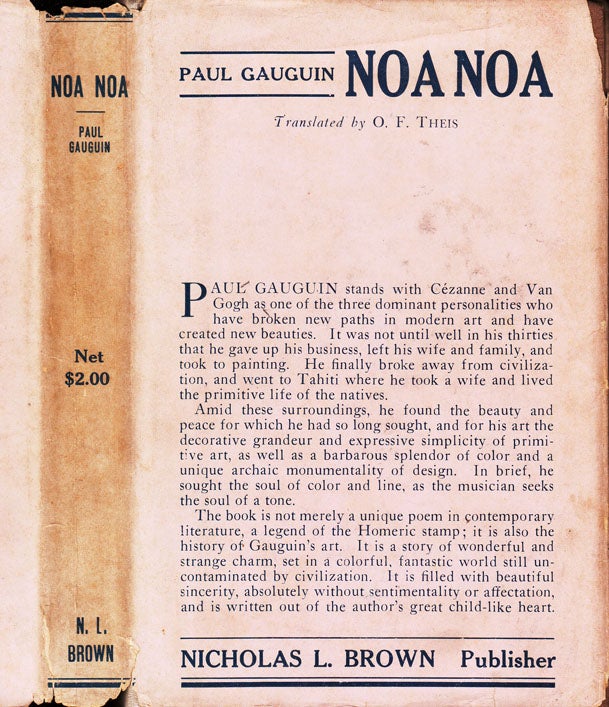 Item #35661 Noa Noa. Paul GAUGUIN.