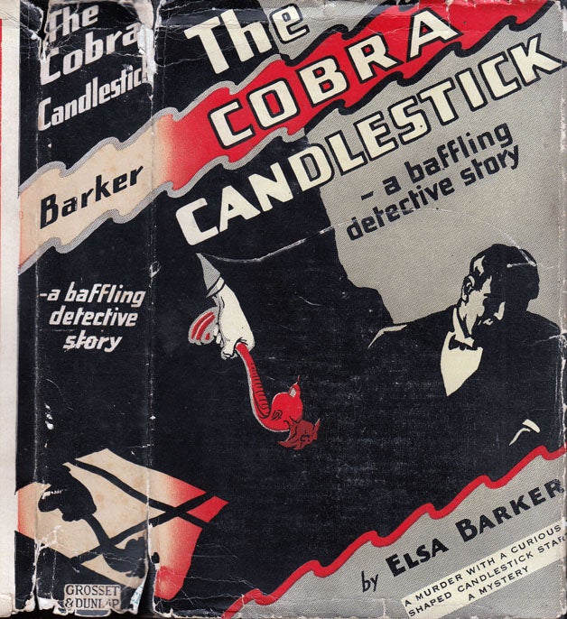 Item #35686 The Cobra Candlestick. Elsa BARKER.
