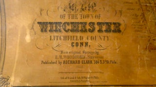 Map of the Town of Winchester, Litchfield County, Connecticut [WALL MAP]