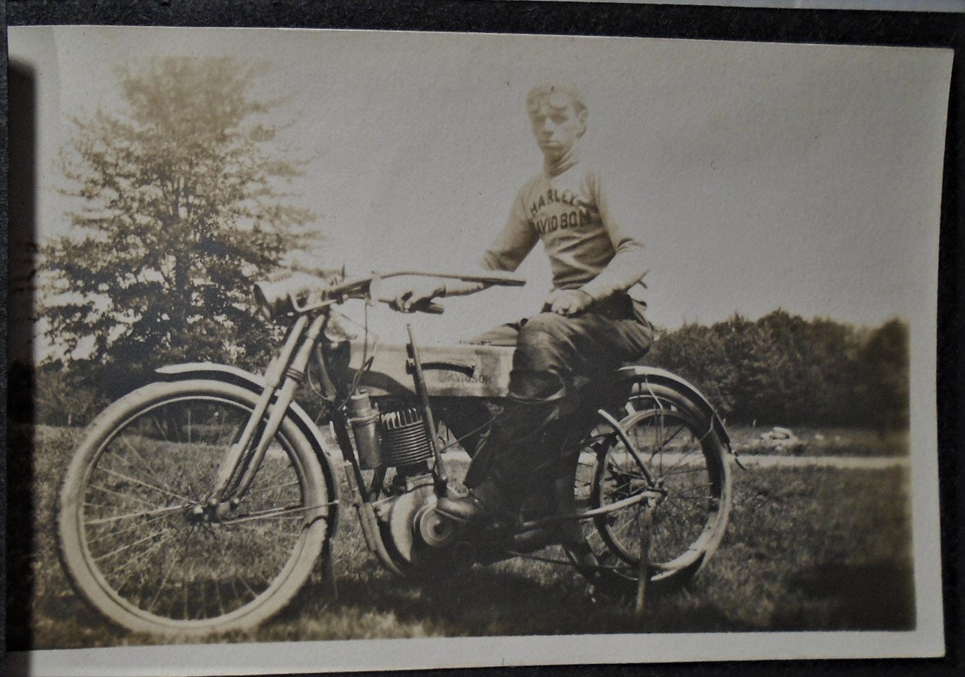 Photograph Album: Harley-Davidson Motorcycle Team Strap Tank