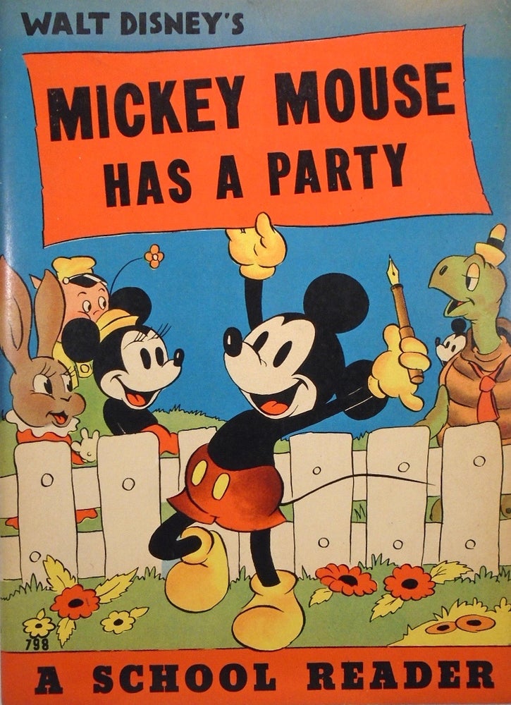 Item #37031 Mickey Mouse Has a Party: A School Reader. Walt DISNEY.