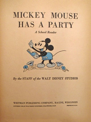 Mickey Mouse Has a Party: A School Reader
